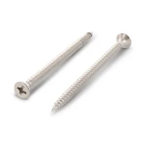 Саморез с усиленной потайной головкой и полной резьбой (универсальный), art. 9050 FT, нержавеющая сталь: А2, А4.