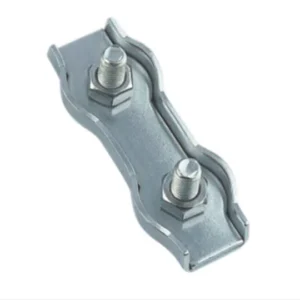 Зажим троса двойной art.9626, нержавеющая сталь:  А4.