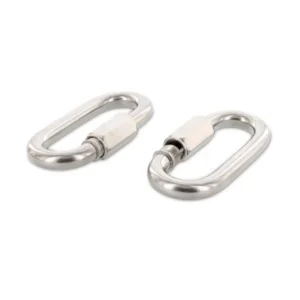 Карабин винтовой art. 9645, нержавеющая сталь: А4.