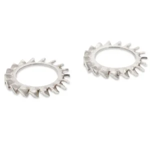 Шайба стопорная упругая с наружными зубцами, DIN 6798 A, нержавеющая сталь: А2, А4, А5.