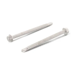 Саморез с шестигранной головкой и сверлом, DIN 7504-К, нержавеющая сталь: А2, А4.