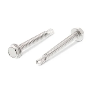 Саморез с шестигранной головкой прессшайбой и сверлом, ISO 15480, нержавеющая сталь: С1.